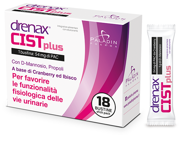 DRENAX FORTE CIST PLUS 18 STICK PACK - FarmaLucia