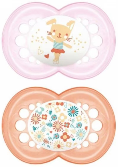 MAM SUCCHIETTO ORIGINAL 16+ SILICONE FEMMINA 2 PEZZI - FarmaLucia