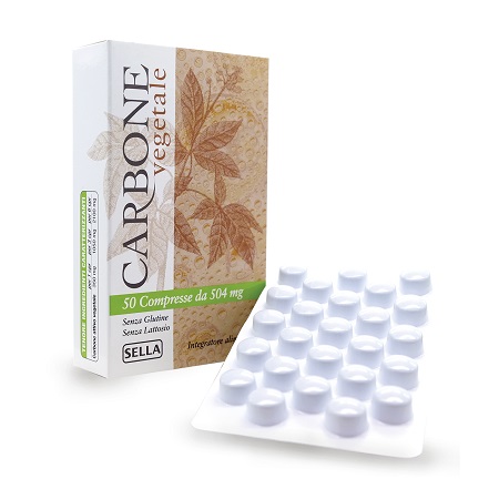 CARBONE VEGETALE 50 COMPRESSE - FarmaLucia