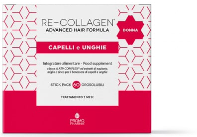 RE-COLLAGEN DONNA CAPELLI UNGHIE 60 STICK - FarmaLucia