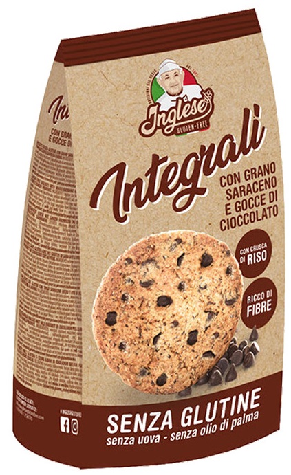 INGLESE BISCOTTI AL GRANO SARACENO CON GOCCE DI CIOCCOLATO 300 G - FarmaLucia