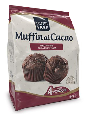 NUTRIFREE MUFFIN AL CACAO 4 X 45 G - FarmaLucia