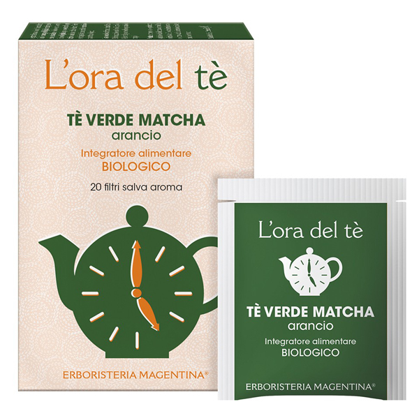 TE' VERDE MATCHA/ARANCIO BIO 20 FILTRI 30 G - FarmaLucia