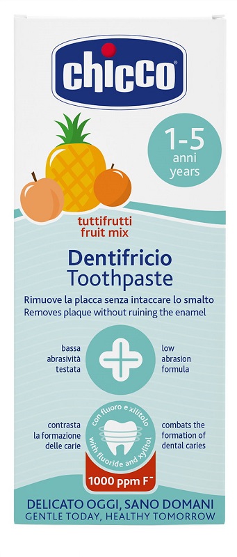 CHICCO DENTIFRICIO TUTTIFRUTTI DA 1 A 5 ANNI CON FLUORO - FarmaLucia