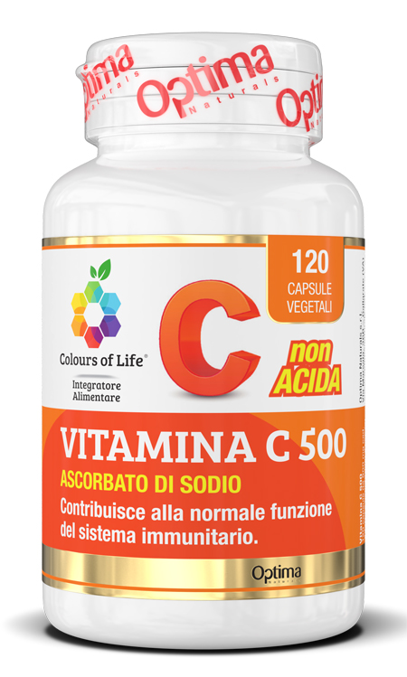 COLOURS OF LIFE VITAMINA C 500 120 CAPSULE VEGETALI 900 MG - FarmaLucia