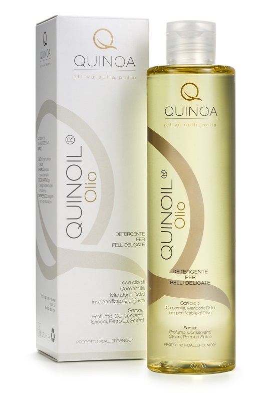QUINOA QUINOIL OLIO DETERGENTE PER PELLI DELICATE 200 ML - FarmaLucia