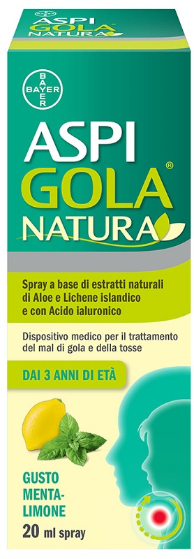 ASPI GOLA NATURA SPRAY MENTA LIMONE 20 ML - FarmaLucia