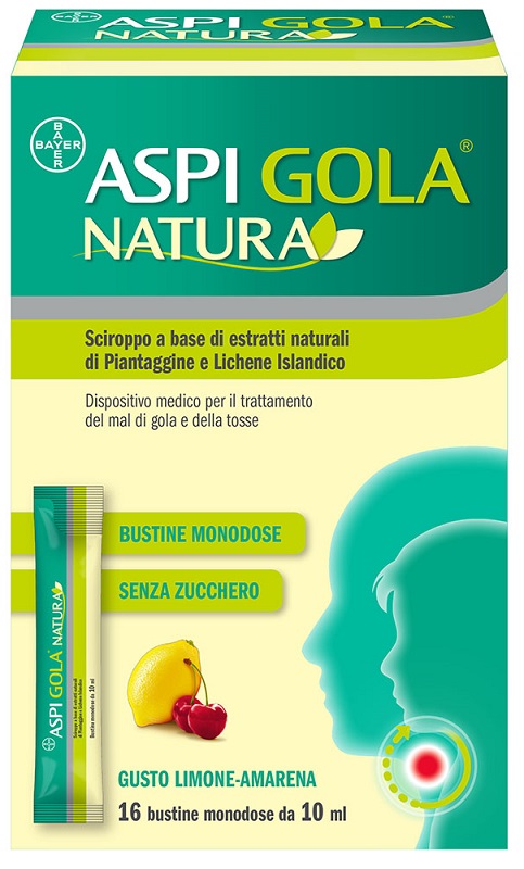 ASPI GOLA NATURA 16 BUSTINE MONODOSE DA 10 ML - FarmaLucia