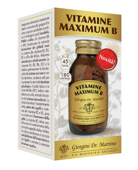 VITAMINE MAXIMUM B 180 PASTIGLIE - FarmaLucia
