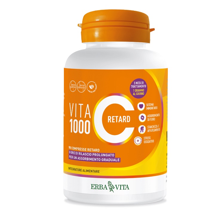VITA C 1000 RETARD 90 COMPRESSE - FarmaLucia