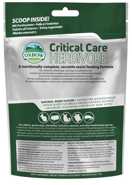 CRITICAL CARE HERBIVORE 141 G - FarmaLucia