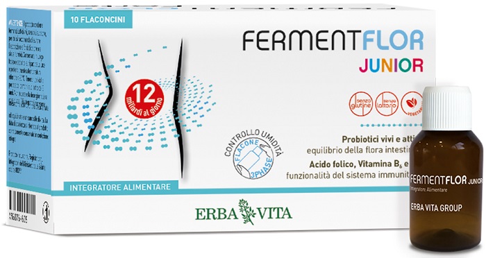 FERMENTFLOR JUNIOR 10 FLACONCINI - FarmaLucia