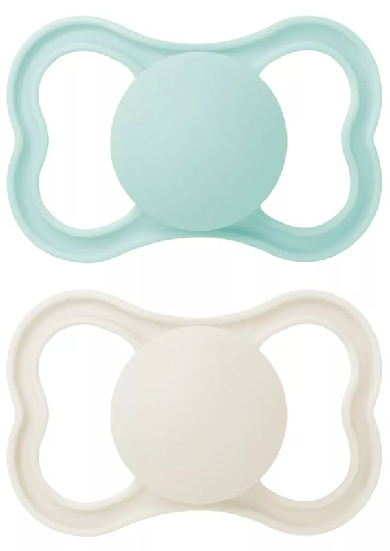 MAM AIR SUCCHIETTO 6+ MESI SILICONE NEUTRO 2 PEZZI - FarmaLucia
