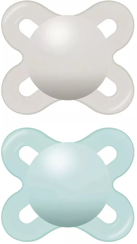 MAM SUCCHIETTO ORIGINAL START 0-2 MESI SILICONE NEUTRO 2 PEZZI - FarmaLucia