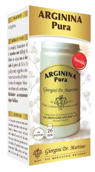 ARGININA PURA POLVERE SOLUBILE 100 G - FarmaLucia