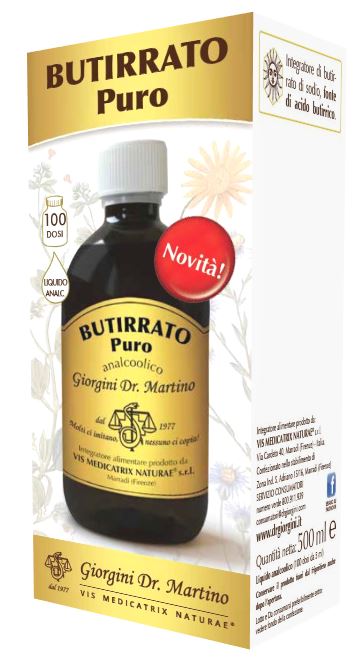 BUTIRRATO PURO LIQUIDO ANALCOLICO 500 ML - FarmaLucia