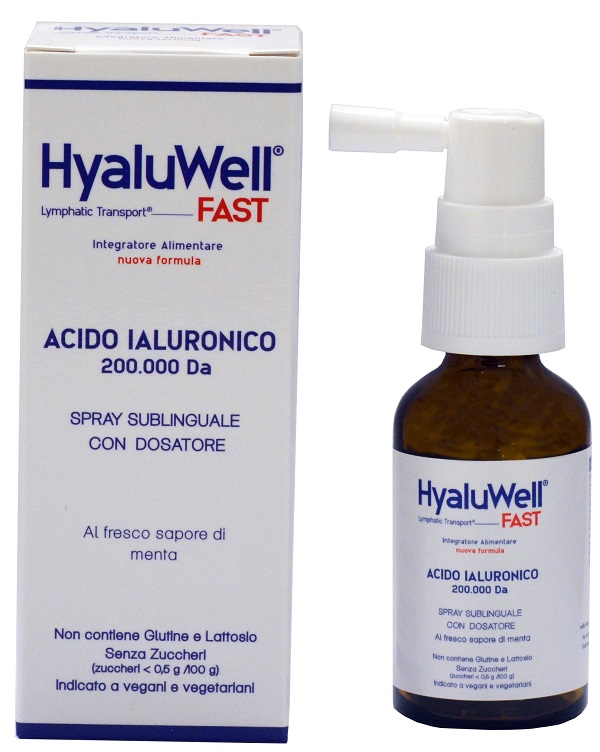 HYALUWELL FAST SPRAY SUBLINGUALE 20 ML - FarmaLucia