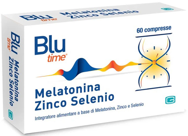 BLU TIME MELATONINA/ZINCO/SELENIO COMPRESSE - FarmaLucia