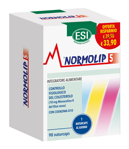 ESI NORMOLIP 5 90 NATURCAPS TAGLIO PREZZO - FarmaLucia