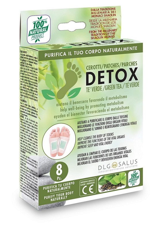 CEROTTI DETOX PIEDI TE' VERDE 8 PEZZI - FarmaLucia