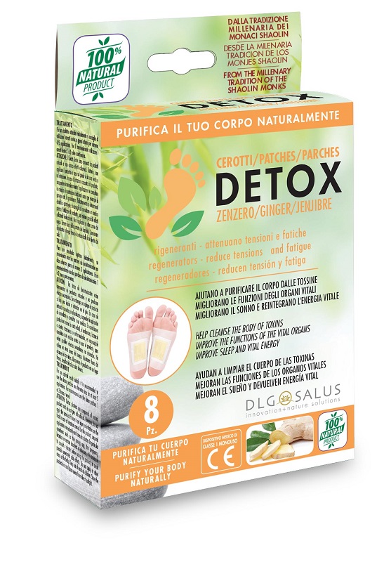 CEROTTI DETOX PIEDI ZENZERO 8 PEZZI - FarmaLucia