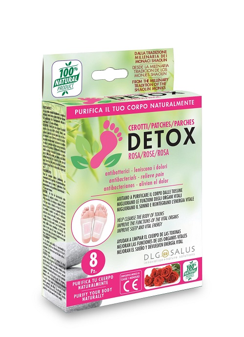 CEROTTI DETOX PIEDI ROSA 8 PEZZI - FarmaLucia