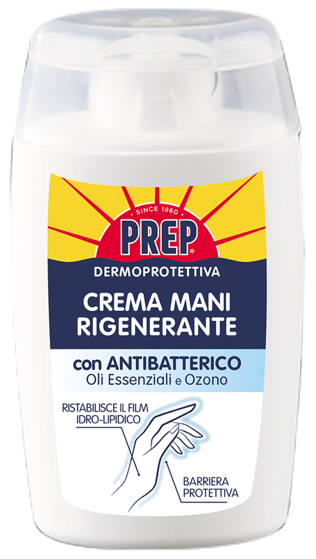 PREP CREMA MANI RIGENERANTE CON ANTIBATTERICO 100 ML - FarmaLucia