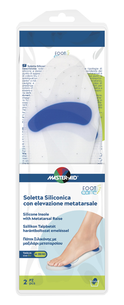 SOLETTA SILICONICA MASTER-AID FOOTCARE MEDIUM 39-40 METATARSO I5 - FarmaLucia