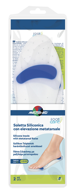 SOLETTA SILICONICA MASTER-AID FOOTCARE LARGE 41-42 METATARSO I6 - FarmaLucia