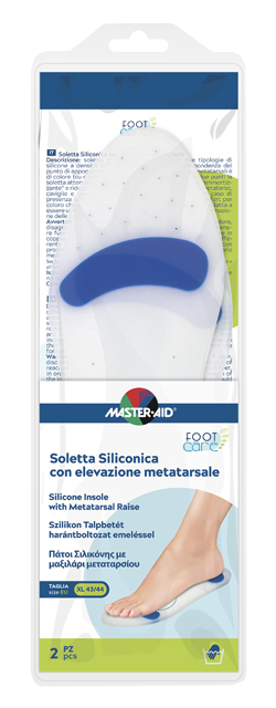 SOLETTA SILICONICA MASTER-AID FOOTCARE XL 43-44 METATARSO I7 - FarmaLucia