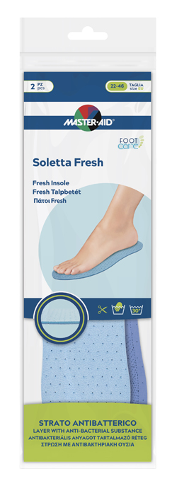 MASTER-AID FOOTCARE SOLETTA FRESH RITAGLIABILE 2 PEZZI I2 - FarmaLucia