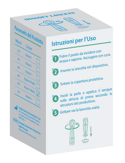 LANCETTE PUNGIDITO DIASOFT LANCET 25 PEZZI - FarmaLucia