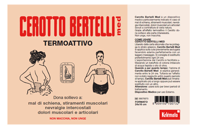 BERTELLI CEROTTO MED GRANDE 24 X 16 CM - FarmaLucia