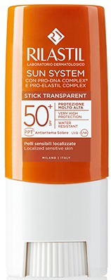 RILASTIL SUN SYSTEM PHOTO PROTECTION TERAPY SPF 50+ STICK TRASPARENTE 8,5 ML - FarmaLucia