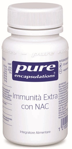 PURE ENCAPSULATIONS IMMUNITA' EXTRA CON NAC 30 CAPSULE - FarmaLucia