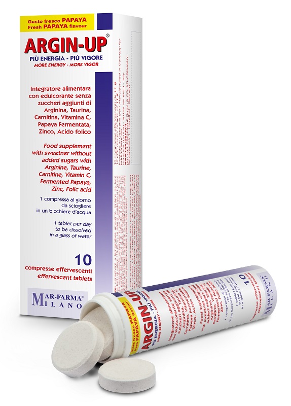 ARGIN UP 10 COMPRESSE EFFERVESCENTI - FarmaLucia