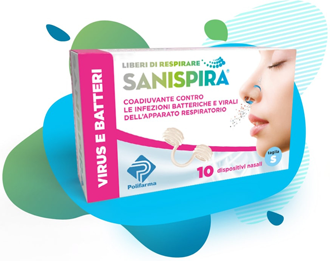 SANISPIRA VISUR & BATTERI FILTRO NASALE SMALL 10 PEZZI - FarmaLucia