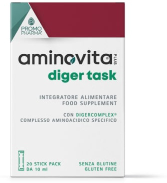 AMINOVITA PLUS DIGER TASK 20 STICK DA 10ML - FarmaLucia