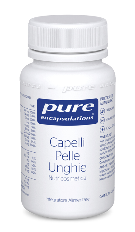 PURE ENCAPSULATIONS CAPELLI PELLE UNGHIE 30 CAPSULE - FarmaLucia