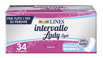 LINES INTERVALLO LADY REGULAR 34 PEZZI - FarmaLucia