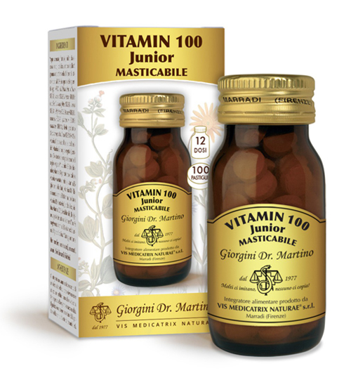 VITAMIN 100 JUNIOR 100 PASTIGLIE - FarmaLucia