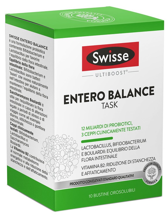 SWISSE ENTERO BALANCE VIAGGIO 10 BUSTINE - FarmaLucia