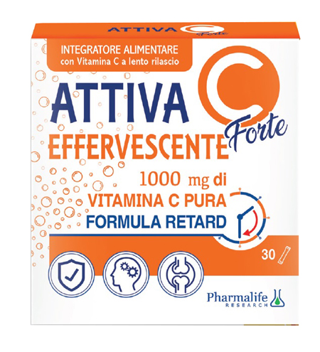ATTIVA C FORTE EFFERVESCENTE 30 STICK - FarmaLucia