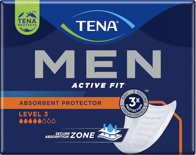 ASSORBENTE INCONTINENZA LEGGERA TENA MEN LIVELLO 3 DUOPACK 2 X 8 PEZZI - FarmaLucia