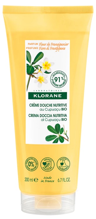 KLORANE CREMA DOCCIA FIORE DI FRANGIPANE 200 ML - FarmaLucia