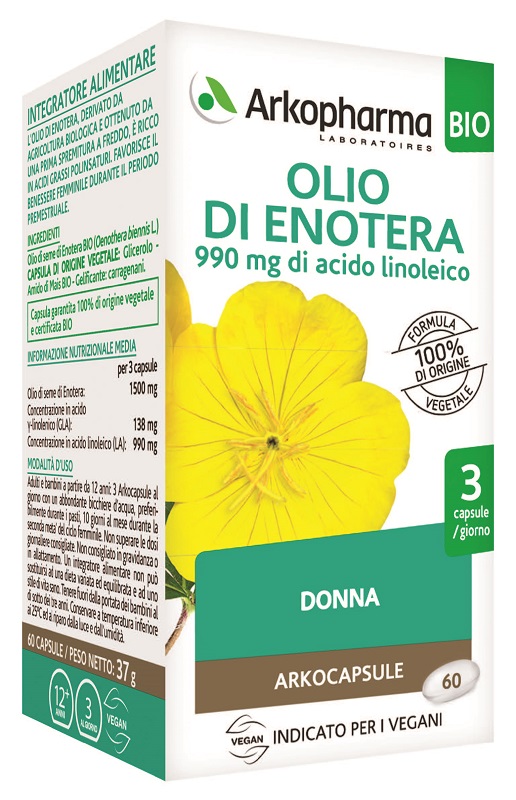 ARKOCPS OLIO ENOTERA 60 PERLE - FarmaLucia