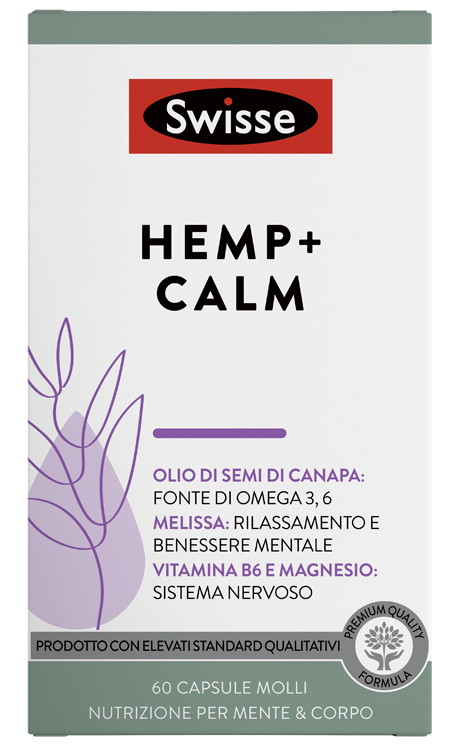 SWISSE HEMP+ CALM 60 CAPSULE - FarmaLucia