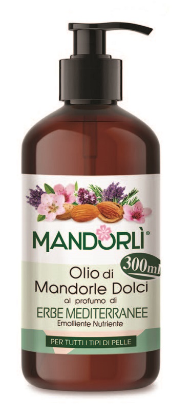 MANDORLI ERBE MEDITERRANEE OLIO CORPO 300 ML - FarmaLucia