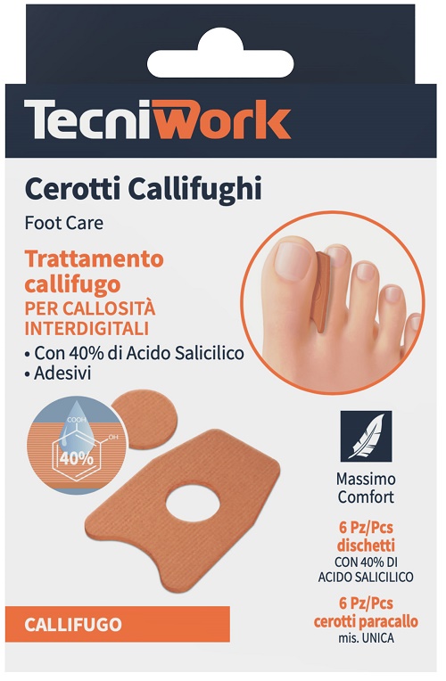 CEROTTO CALLIFUGO INTERDIGITALE 6 PEZZI + 6 DISCHETTI - FarmaLucia