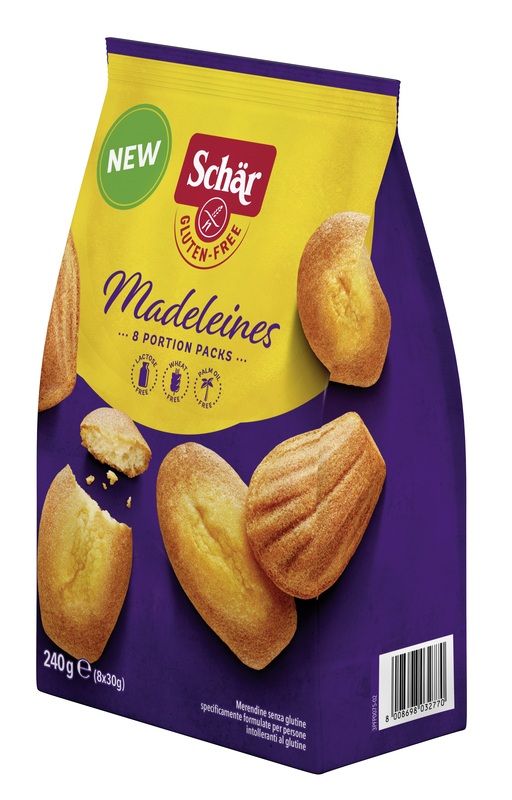 SCHAR MADELEINES SENZA LATTOSIO 8 PORZIONI DA 30 G - FarmaLucia